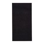 Fiesta Recyclable Dinner Napkin Black 40x40cm 3ply 1/8 Fold (1000 Pack)