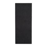 Fiesta Recyclable Premium Tablin Dinner Napkin Black 48x40cm Airlaid Pocket Fold (400 Pack)