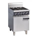 Cobra Gas Range 4 Burner Static Oven