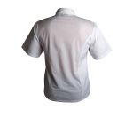 Coolback Press Stud Jacket (Short Sleeve) White S