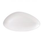 Isla White Chefs' Triangle Plate 13 3/4 x 7 3/8 