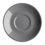 Olympia Cafe Charcoal Saucer (Fits FF997 Pack) - 131mm 5 3/10" (12 Pack)
