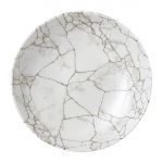 Studio Prints Kintsugi Agate Grey Coupe Plate 217mm (12 Pack)