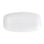 Vellum White Chefs' Oblong Plates No. 4 13 7/8 x 7 3/8 " (6 Pack)