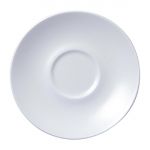 Vellum White Saucer 6 1/4 " (12 Pack)