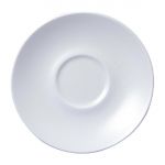 Vellum White Espresso Saucer 4 1/2 