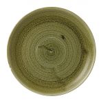 Stonecast Plume Olive Coupe Plate 10 1/4 " (12 Pack)