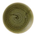 Stonecast Plume Olive Coupe Plate 6 1/2 " (12 Pack)