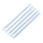 Fiesta Compostable Individually Wrapped Bendy Paper Straws Black (250 Pack)