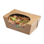 Colpac Zest Compostable Kraft Extra-Small Salad Boxes 375ml / 13oz (Pack of 250)