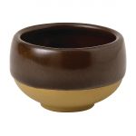 Churchill Emerge Cinnamon Brown Dip Pots 570ml (12 pack)
