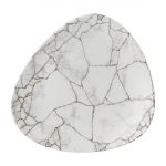 Churchill Studio Prints Kintsugi Agate Grey Lotus Plates 228mm (12 pack)