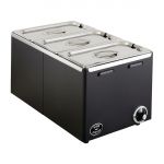 King Edward Wet and Dry Heat Bain Marie Black