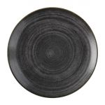 Churchill Stonecast Raw Evolve Coupe Plates Black 260mm (Pack of 12)