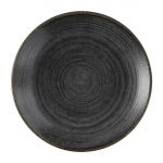 Churchill Stonecast Raw Evolve Coupe Plates Black 165mm (Pack of 12)
