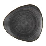 Churchill Stonecast Raw Lotus Plate Black 254mm (Pack of 12)