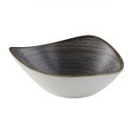 Churchill Stonecast Raw Lotus Bowls Black 178mm (Pack of 12)