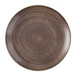 Churchill Stonecast Raw Evolve Coupe Plates Brown 219mm (Pack of 12)