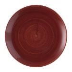 Churchill Stonecast Patina Red Rust Evolve Coupe Plates 286mm (Pack of 12)