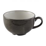 Churchill Stonecast Patina Cappuccino Cup Iron Black 340ml (Pack of 12)