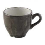 Churchill Stonecast Patina Espresso Cup Iron Black 99ml (12 Pack)
