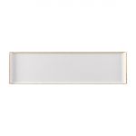 Churchill Melamine Stonecast Rectangular Buffet Tray 559x152mm (4 Pack)