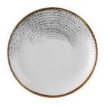 Churchill Studio Prints Homespun Accents Jasper Evolve Coupe Plate Grey 219mm (Pack of 12)