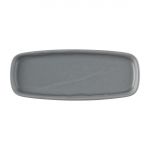 Churchill Emerge Seattle Grey Oblong Plates 254x77mm (Pack of 6)