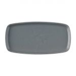 Churchill Emerge Seattle Grey Oblong Plates 287x146mm (Pack of 6)