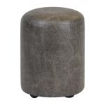 Cylinder Faux Leather Bar Stool Ash (Pack of 2)