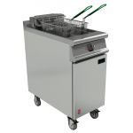 Falcon Dominator Plus Twin Basket Fryer with Fryer Angel