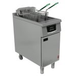 Falcon 400 Series Single Pan Twin Basket Electric Filtration Fryer Programmable with Fryer Angel