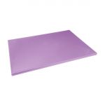 Hygiplas Low Density Chopping Board Purple - 600x450x20mm