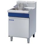 Blue Seal Single Tank Twin Basket Free Standing Gas Fryer GT60