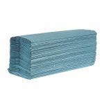 Jantex C Fold Paper Hand Towels Blue 1-Ply 192 Sheets (Pack of 12)
