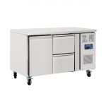 Polar U-Series Double Drawer Counter Fridge 282Ltr