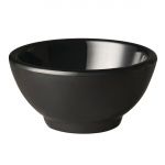 APS Pure Melamine Black Round Mini Bowl 55mm