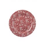 Churchill Vintage Prints Plates Cranberry Rose Print 305mm (6 Pack)