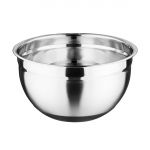 Vogue Stainless Steel Mixing Bowl with Silicone Base 3Ltr