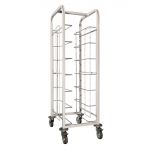 Craven Steel Tray Clearing Trolley 7 Shelves