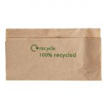 Swantex Recycled Lunch Napkin Kraft 32x30cm 1ply Pre-Folded (Pack of 6000)