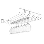Olympia Wine Glass Rack 610x435mm