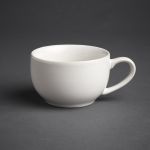 Olympia Cafe Coffee Cup White - 230ml 8fl oz (Box 12) (Pack of 12)