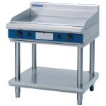 Blue Seal Evolution Chrome 1/3 Ribbed Griddle with Leg Stand 900mm