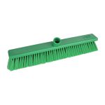 Jantex Hygiene Broom Soft Bristle Green 18"