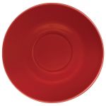 Olympia Cafe Saucer Red (Fits GK073) - 158mm 6 1/4" (Box 12) (Pack of 12)