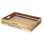 T&G Rustic Wooden Fruit and Veg Crate Large
