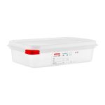 Araven Polypropylene 1/4 Gastronorm Food Containers 1.8Ltr (4 pack)