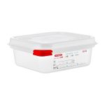 Araven Polypropylene 1/6 Gastronorm Food Storage Containers 1.1Ltr (4 pack)