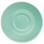 Olympia Cafe Espresso Saucer Aqua (Fits GL460) - 158mm 6 1/4" (Box 12) (Pack of 12)